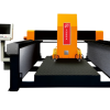 CNC stone profiling machine cutting granite slab