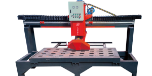 Semi-Automatic Edge Cutting Machine used for stone slab cutting
